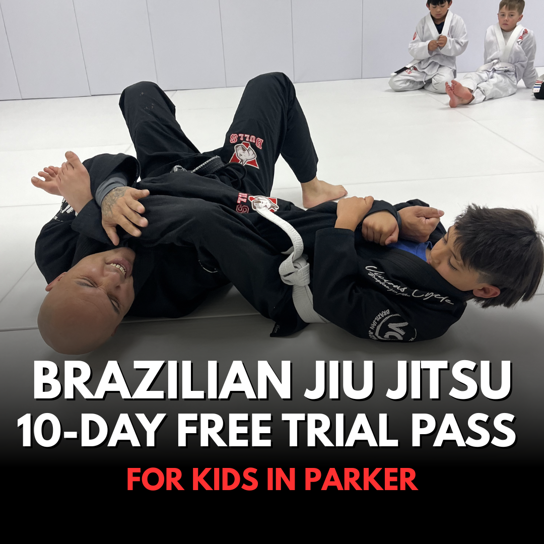 Bulls Brazilian Jiu Jitsu Facebook ad: 10-DAY FREE TRIAL for KIDS