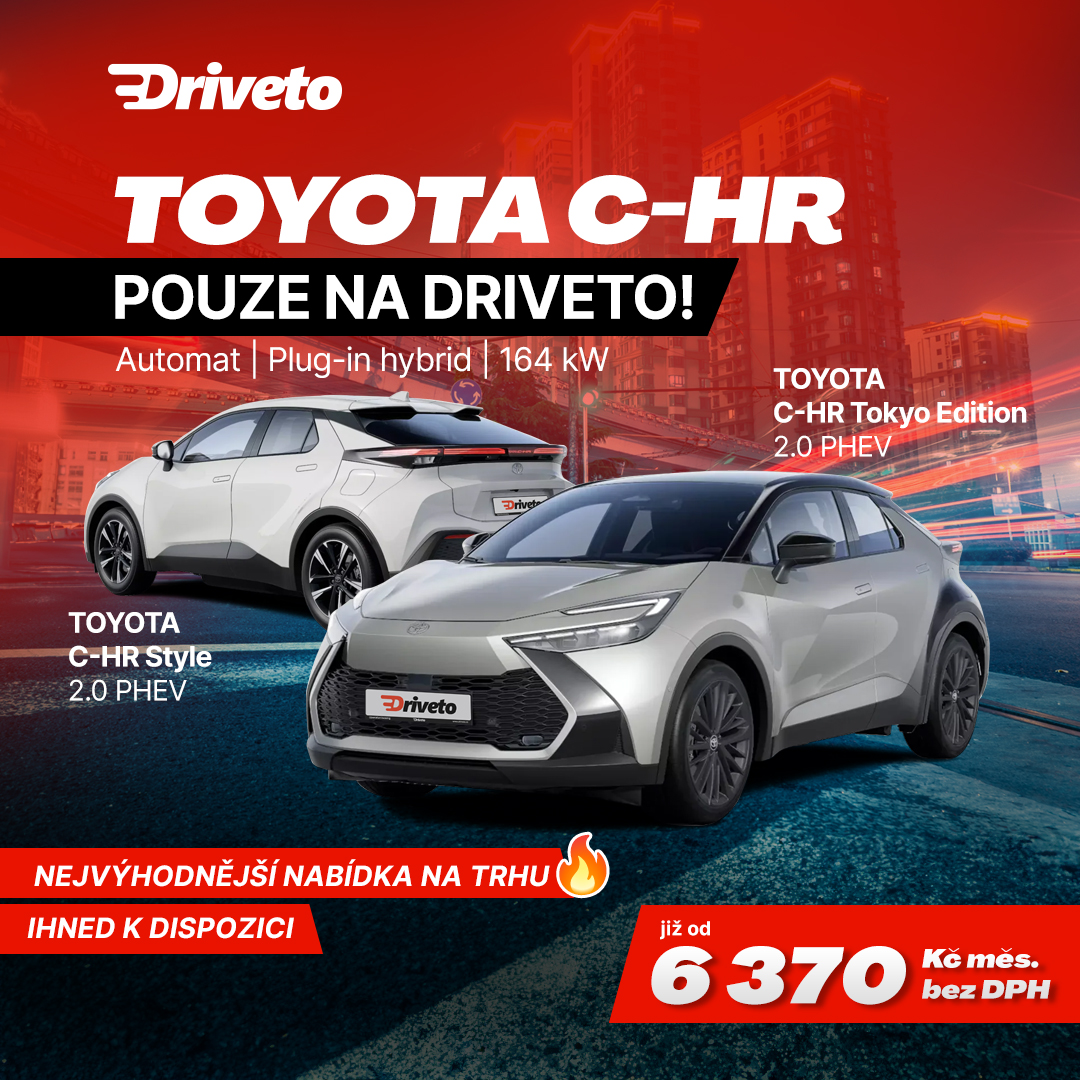 Driveto Facebook ad: Toyota C-HR Tokyo Edition bez akontace!