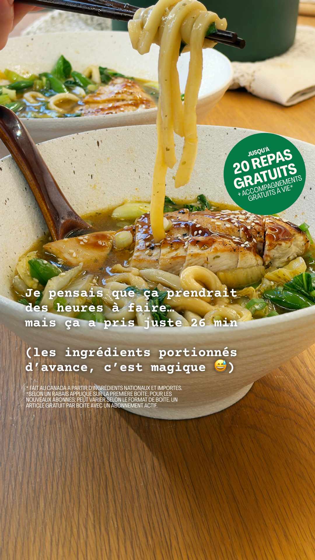 HelloFresh Facebook ad