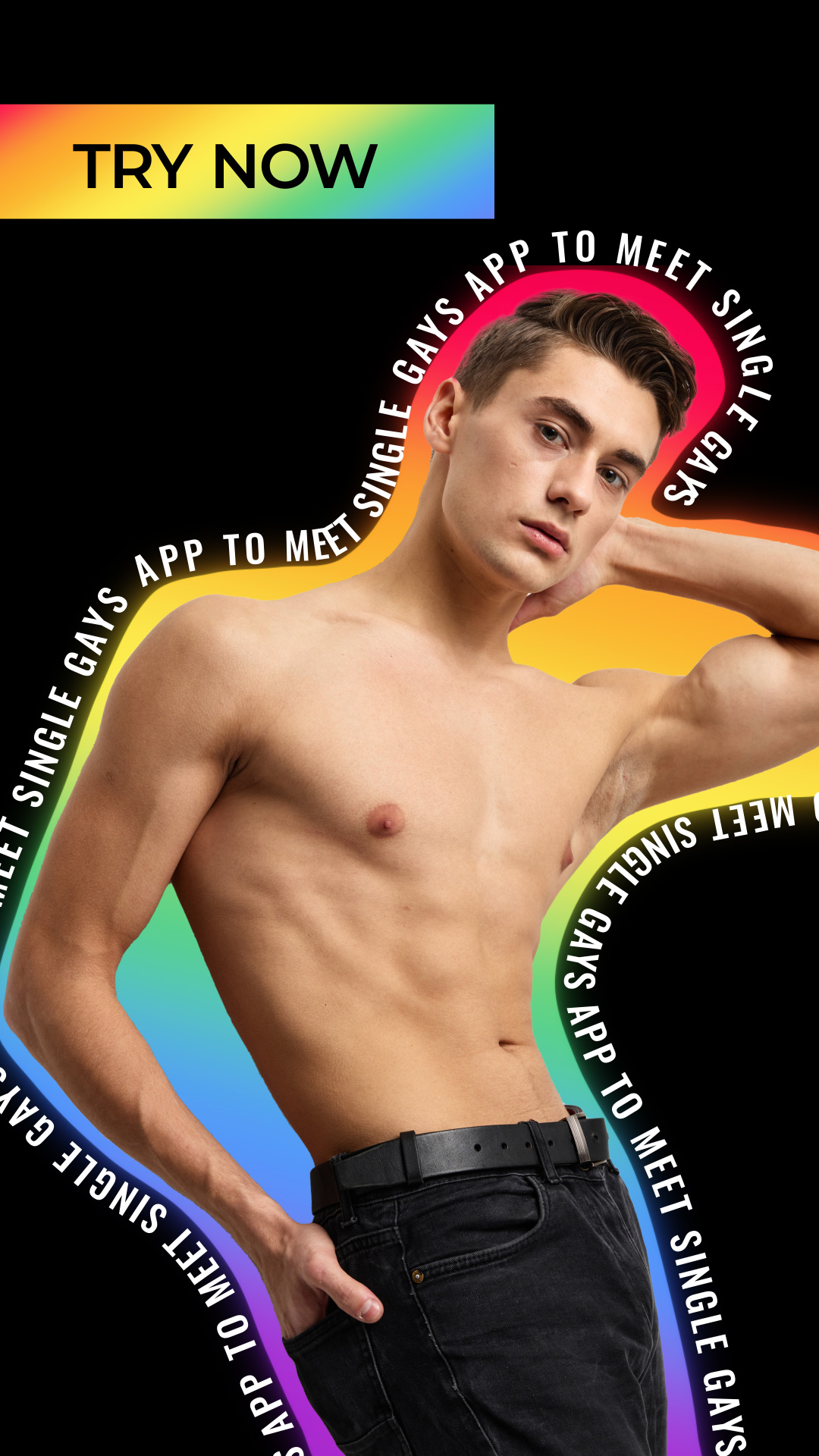 Anthony - Gay Dating chatbot Facebook ad from Aug 29, 2025