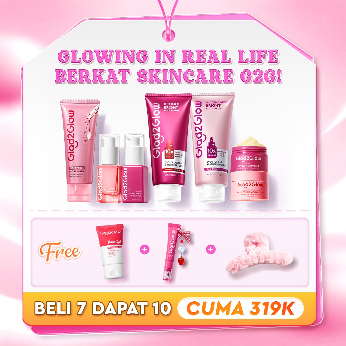 Glad 2 Glow.Indonesia  Facebook ad
