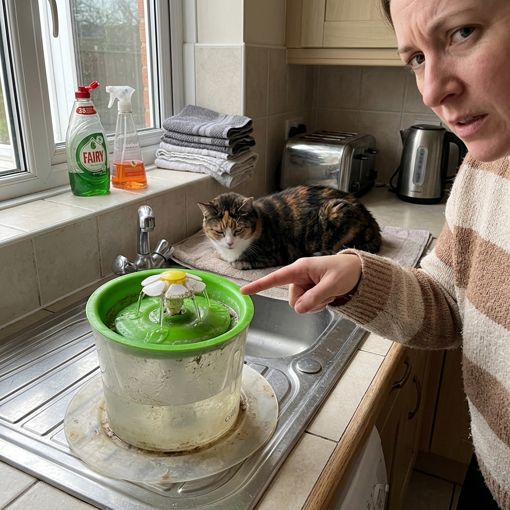 PetHaven Cat Care Facebook ad: Don't buy a cat water fountain!