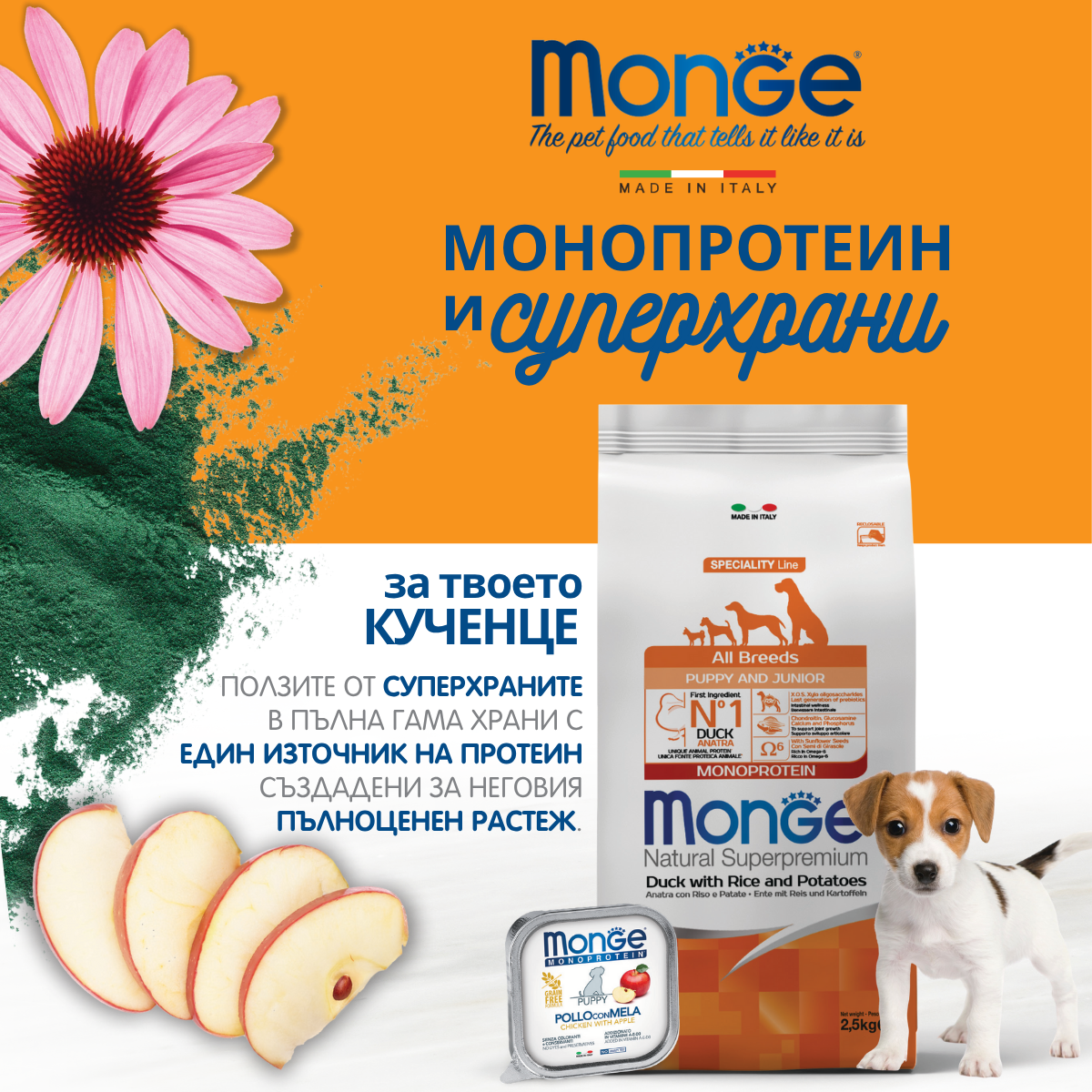 Monge Pet Food България Facebook ad