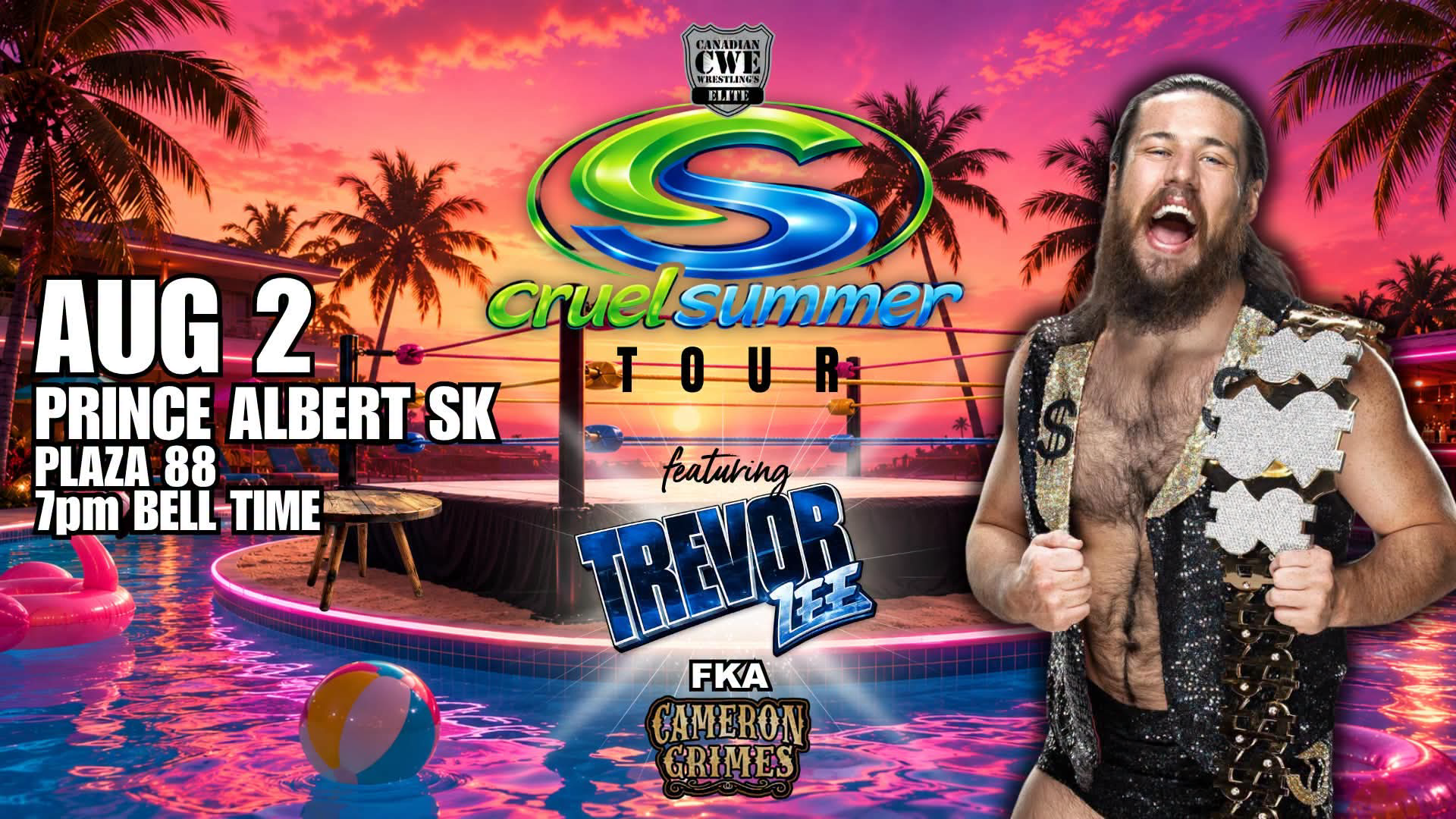 Canadian Wrestling's Elite Facebook ad