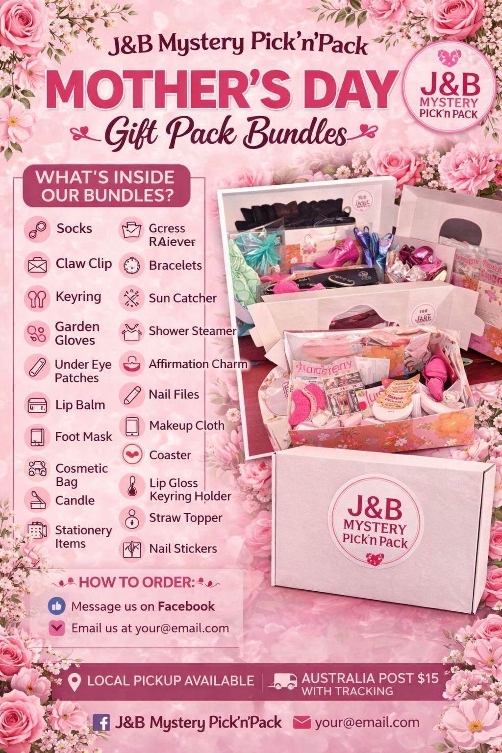 J&B Mystery Pick’N Pack  Facebook ad
