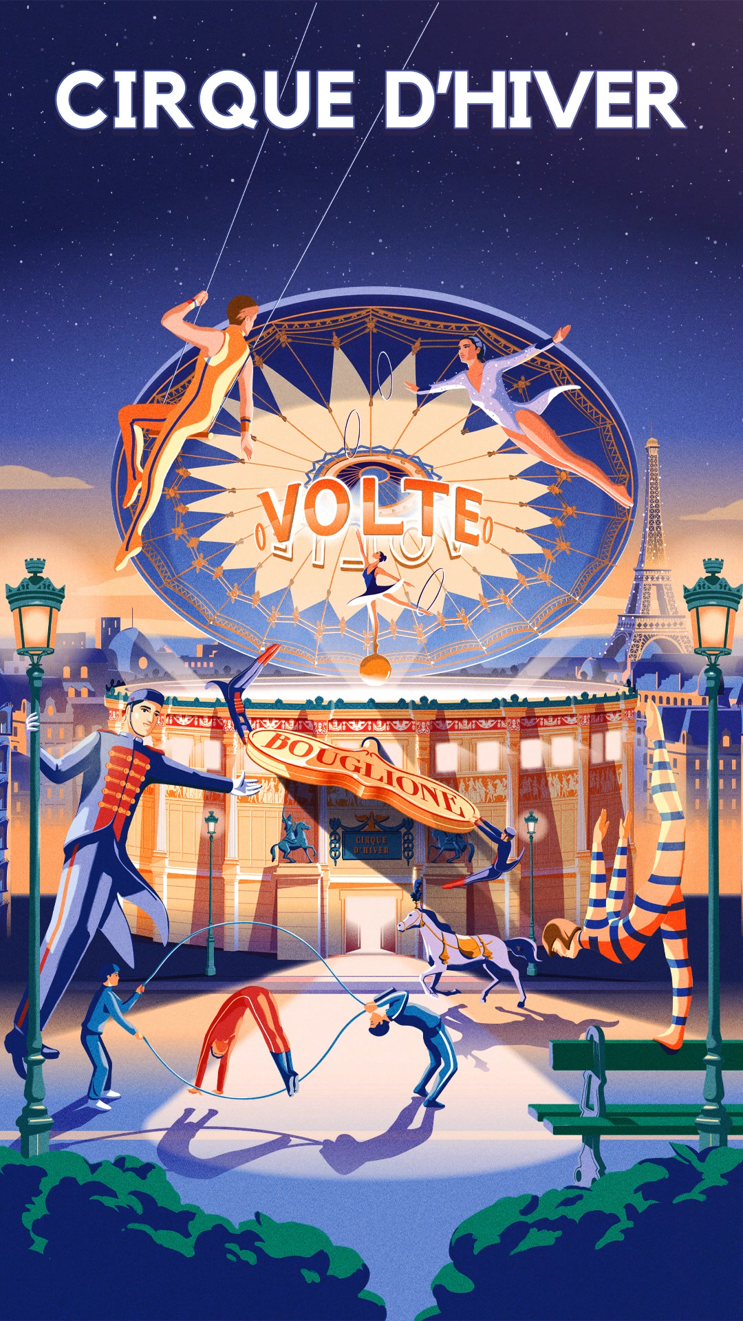 Cirque d'Hiver Bouglione Facebook ad: VOLTE arrive au Cirque d’Hiver Bouglione en octobre…