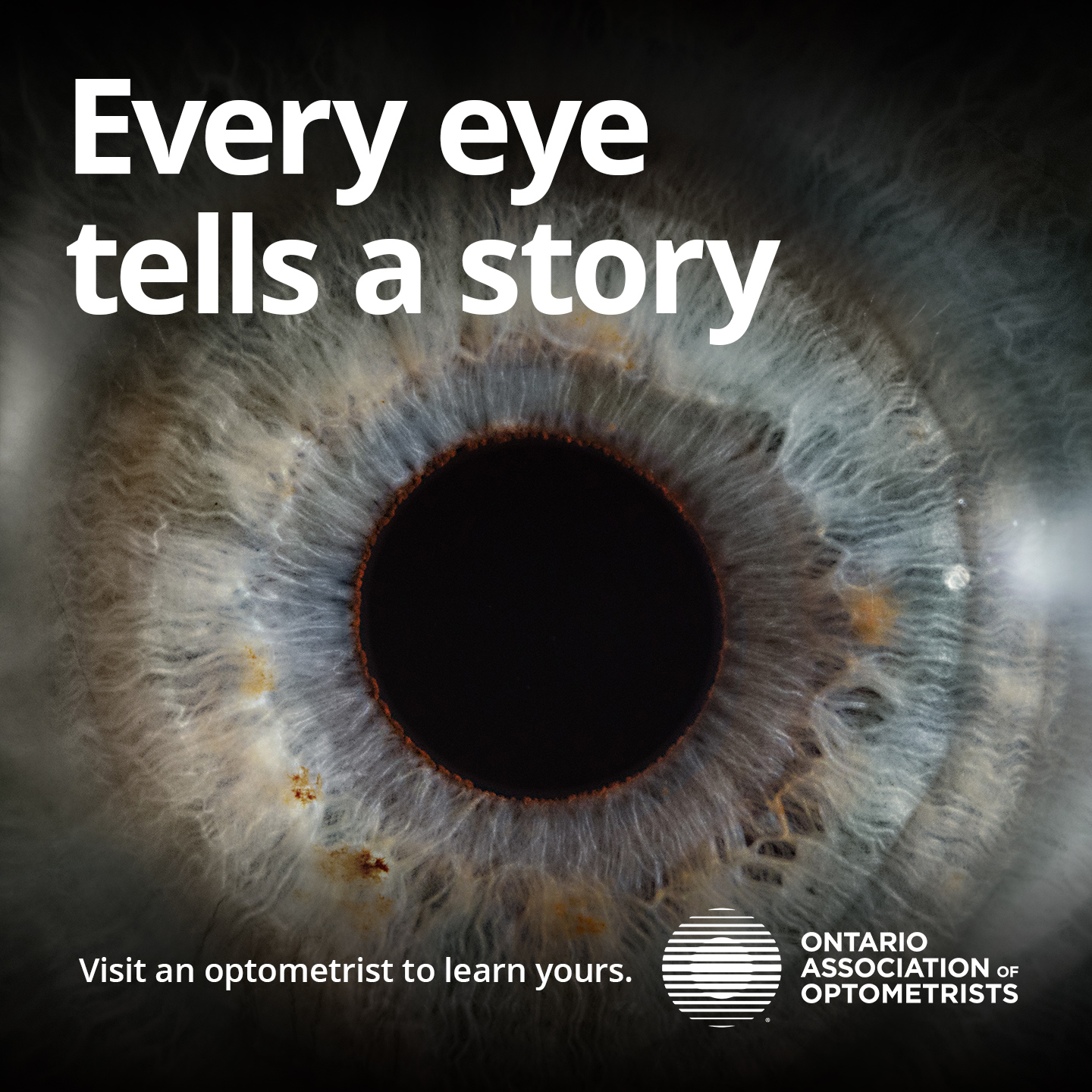 Ontario Association of Optometrists Facebook ad: Learn your story