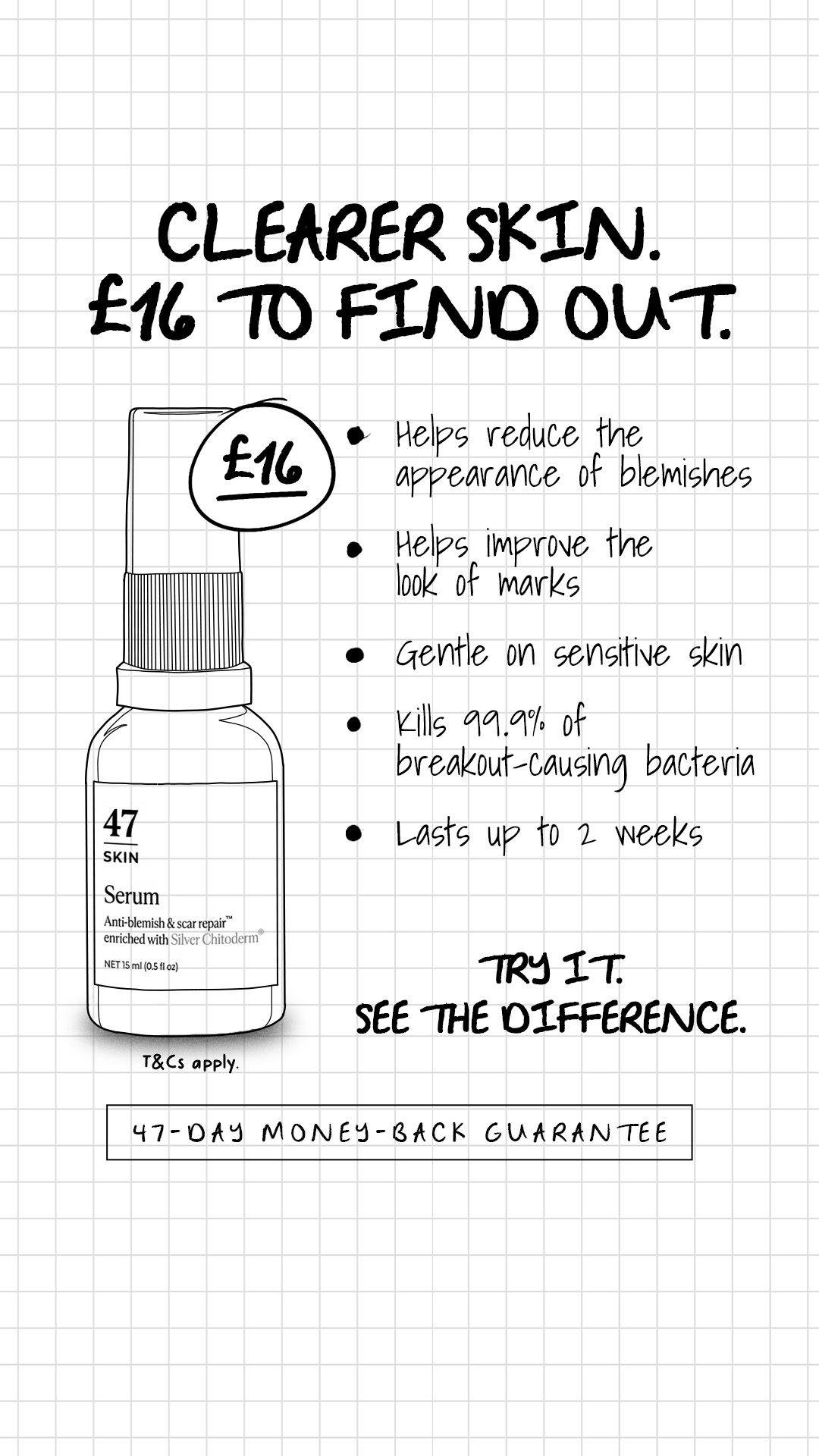 47Skin Facebook ad