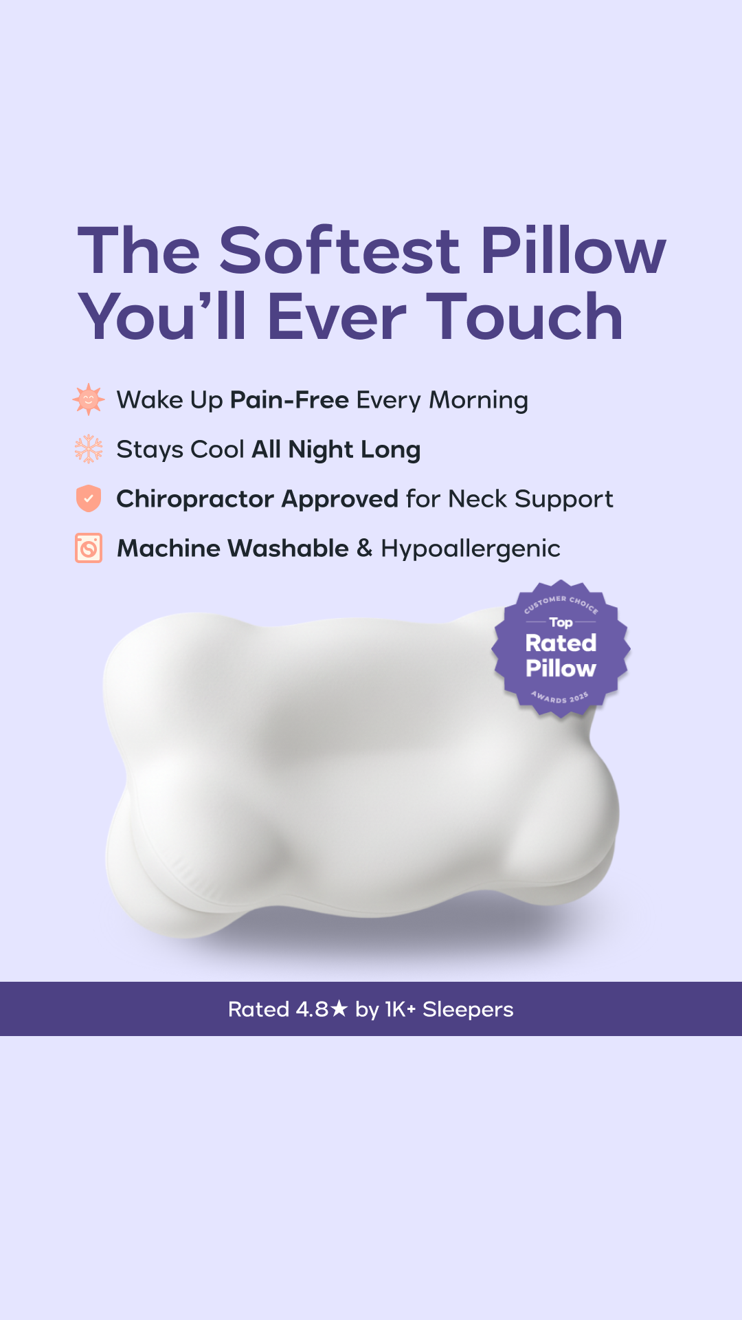 Mellow Cloud Align Pillow Facebook ad