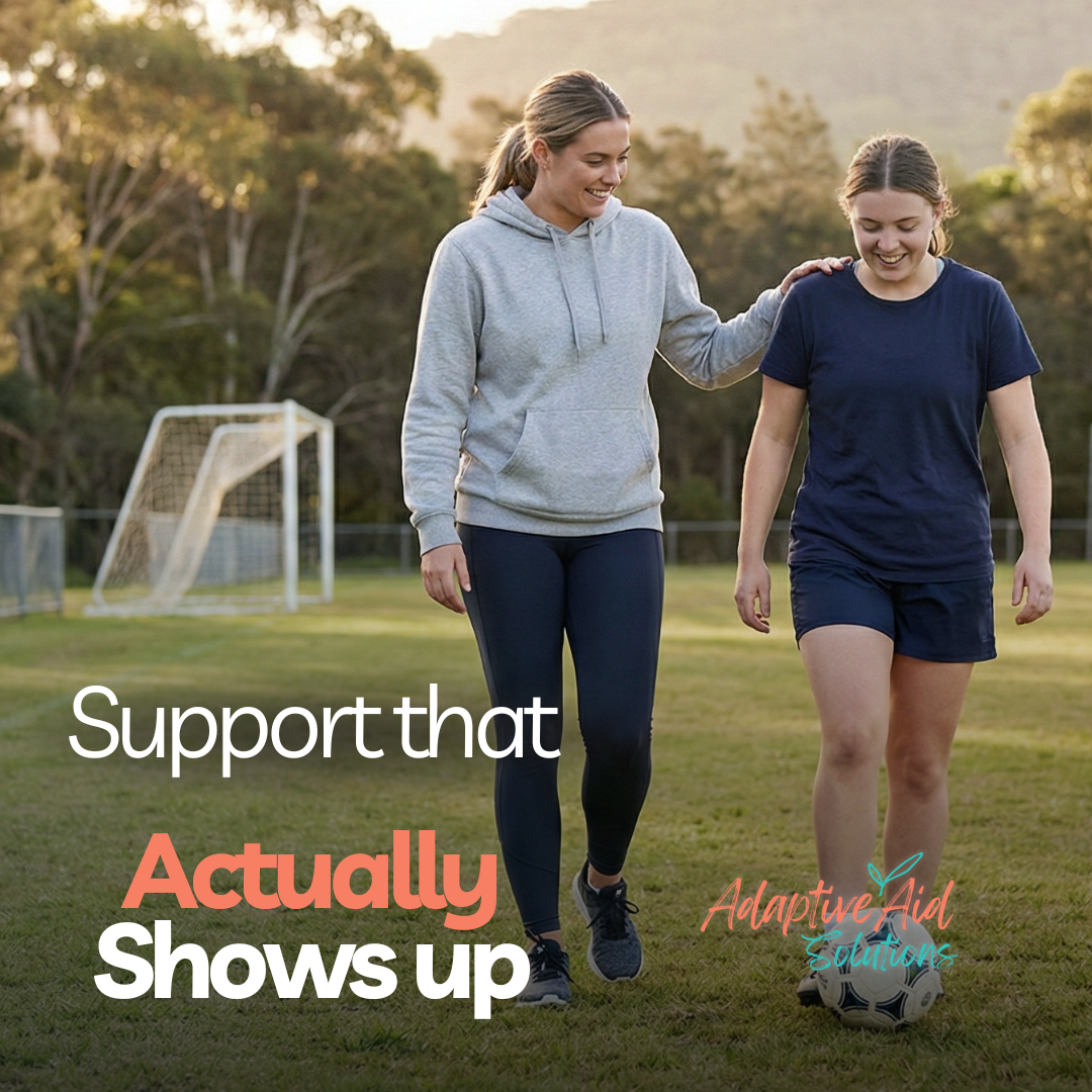 Adaptive Aid Solutions Facebook ad: NDIS support for families - NSW