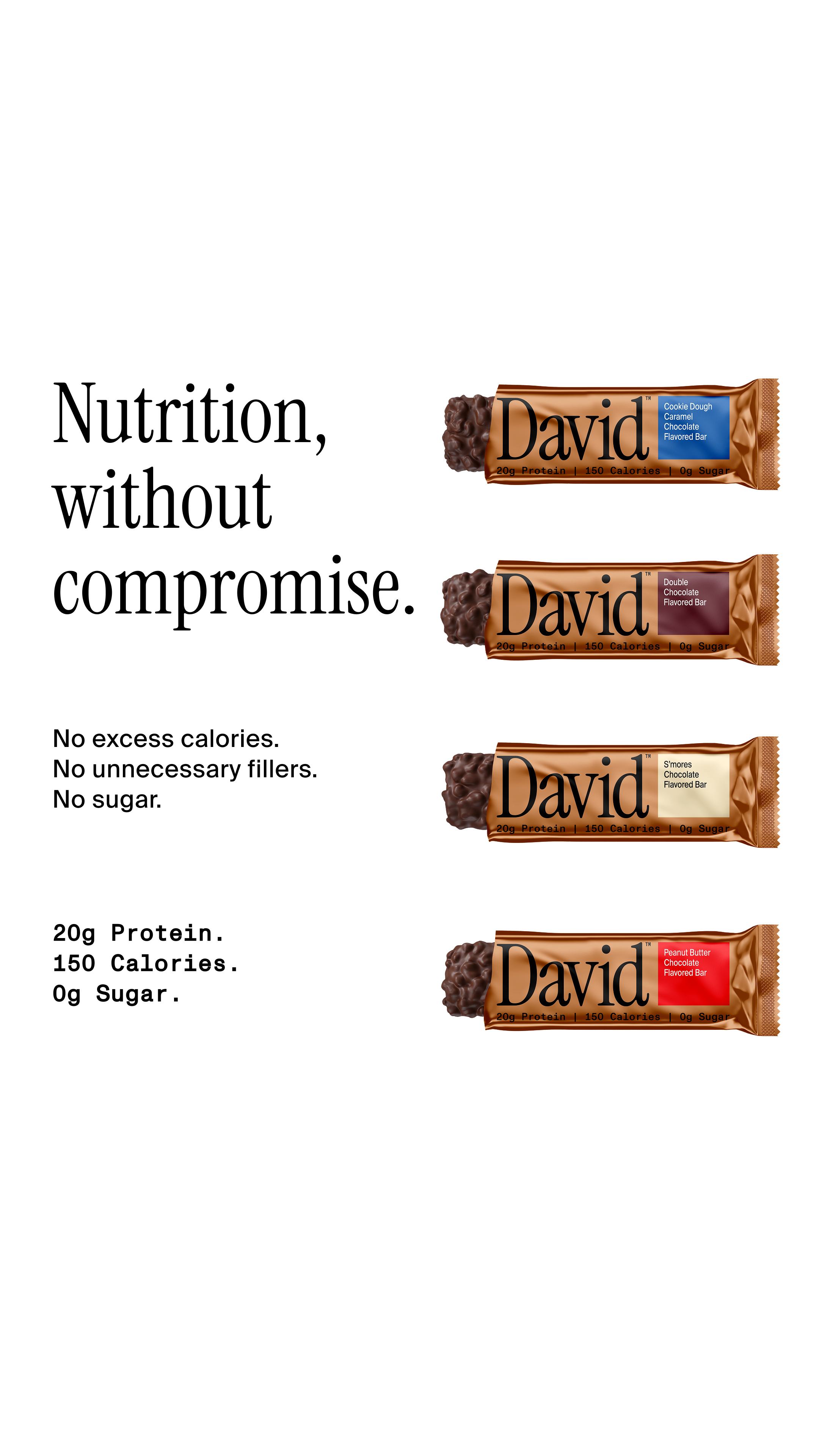 David Protein Facebook ad