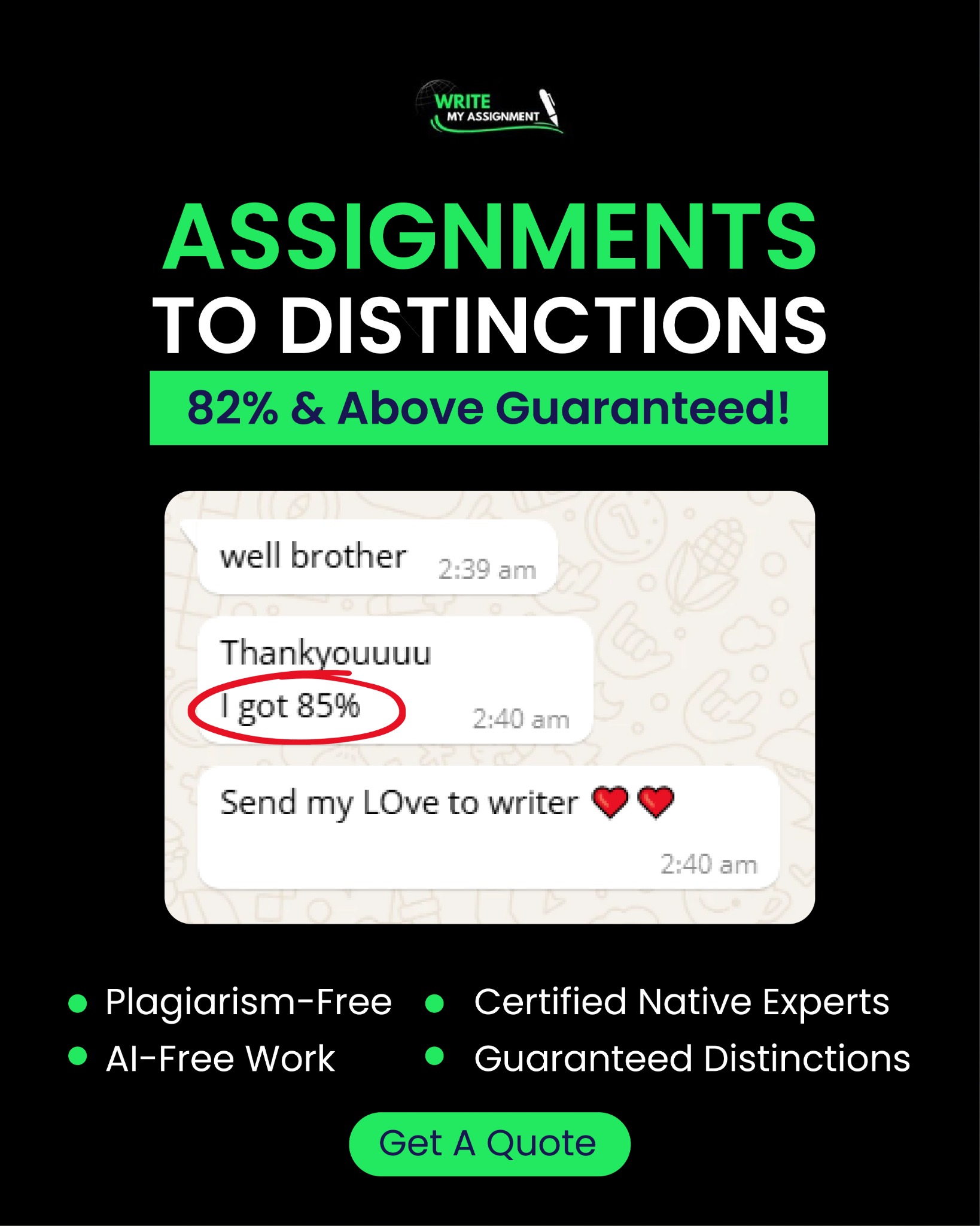 Write My Assignment Facebook ad from Apr 19, 2026