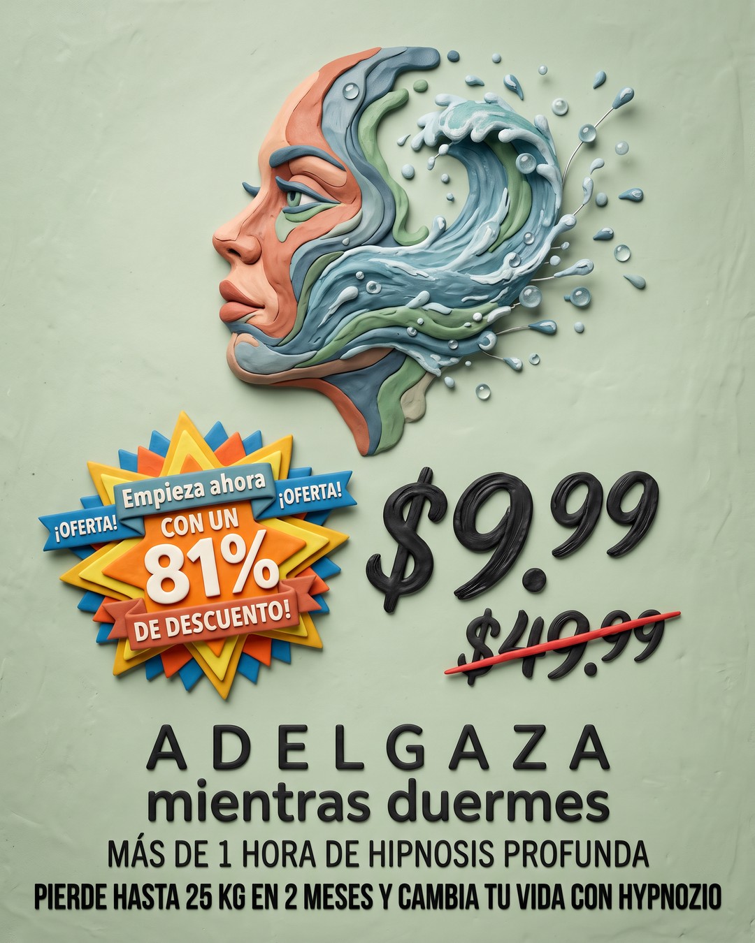 Hypnozio: power of hypnotherapy Facebook ad