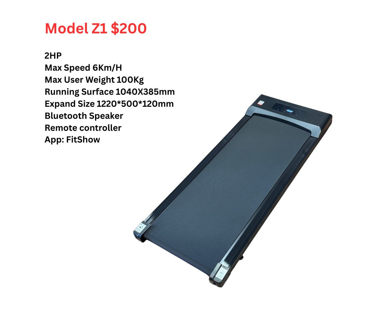Emily Zhuang Facebook ad: Walking Pad Treadmill From $200