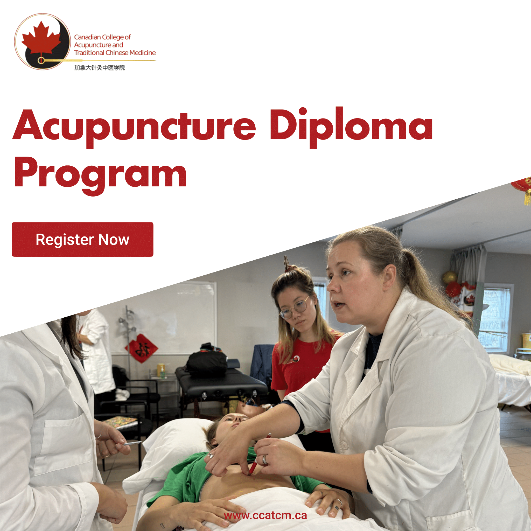 Canadian College of Acupuncture and Traditional Chinese Medicine Facebook ad
