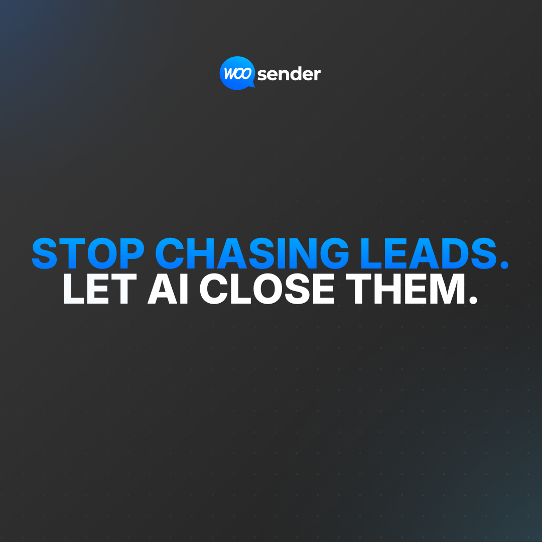 WooSender AI Facebook ad
