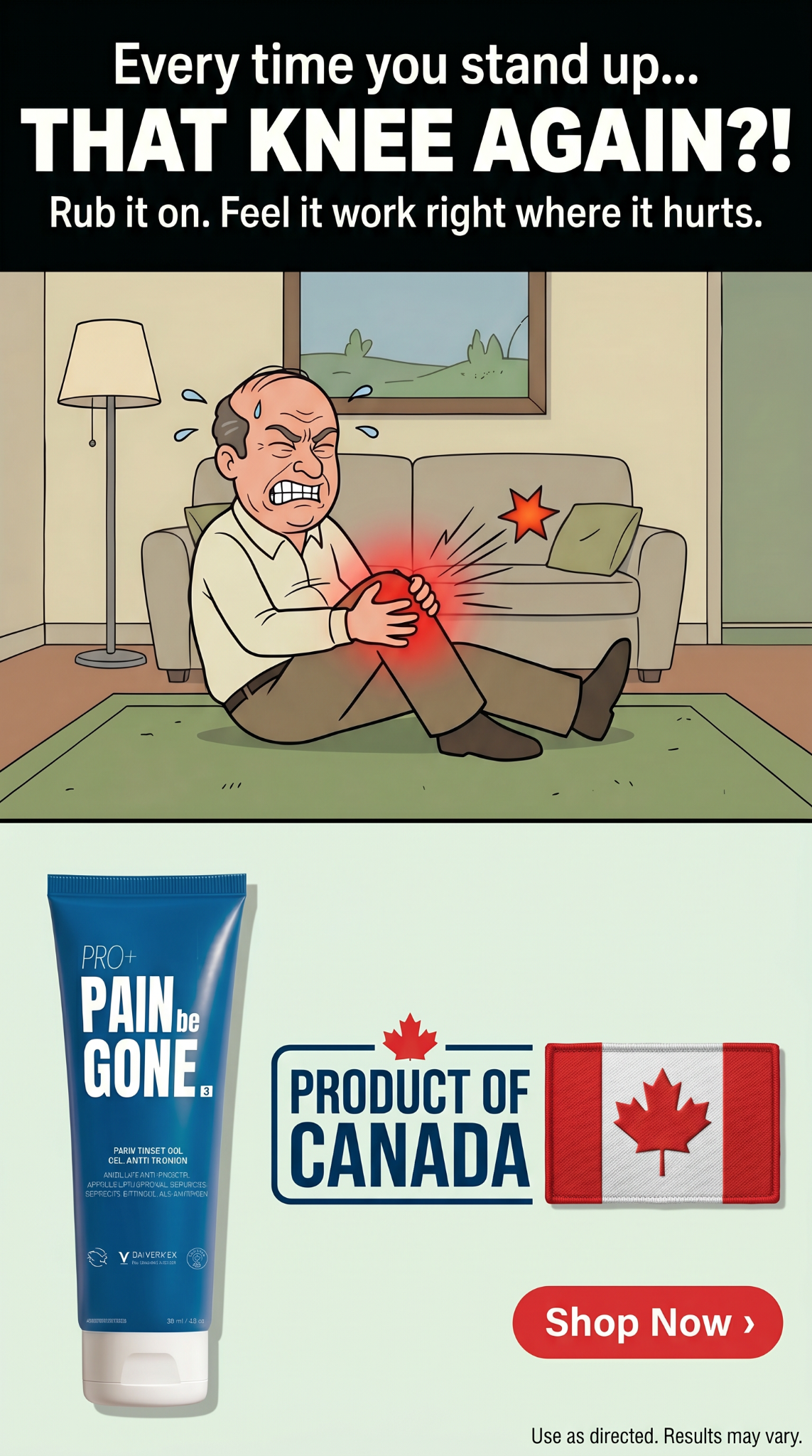 Pain Be Gone Pro Facebook ad