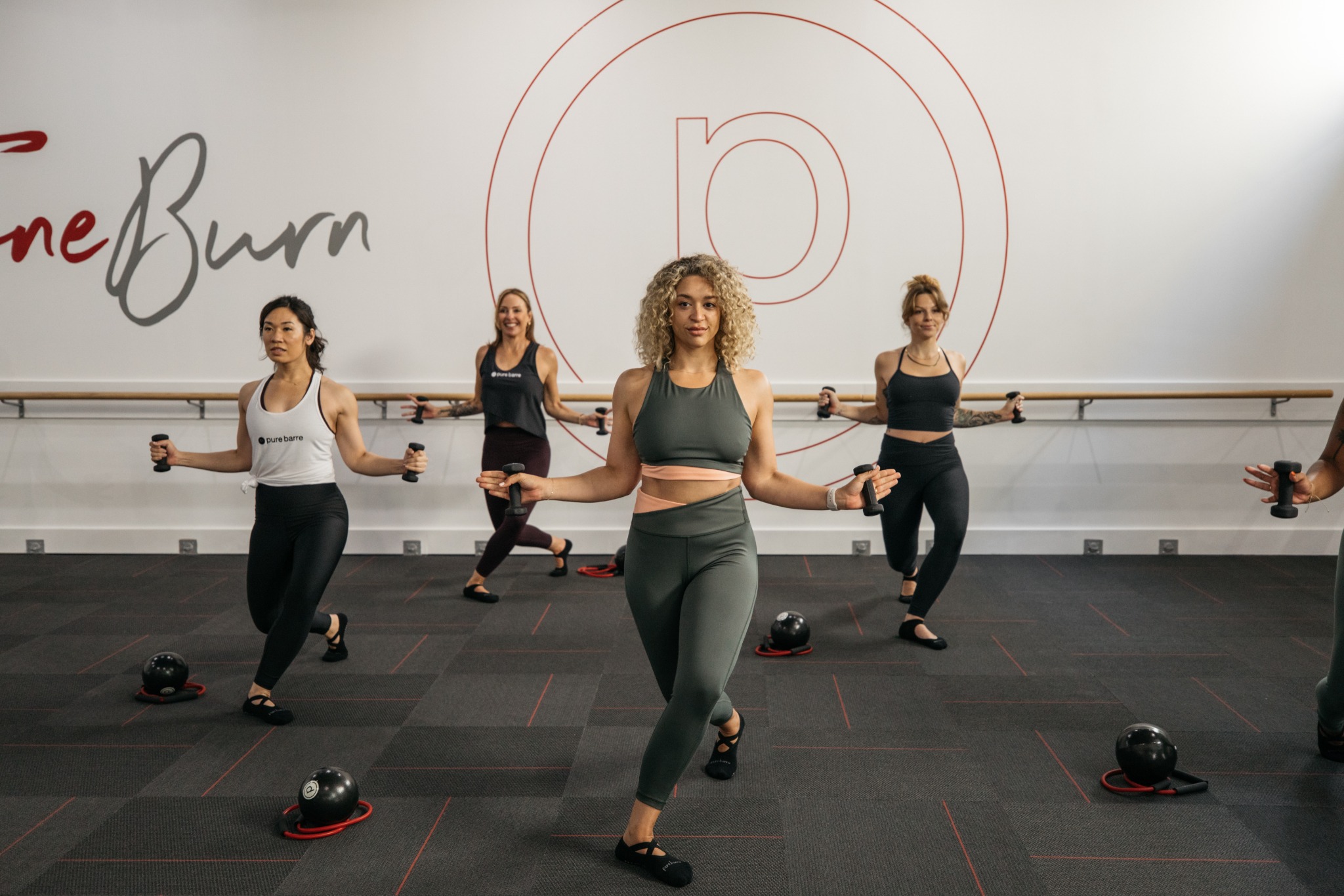 Pure Barre Facebook ad: Try A FREE Class!