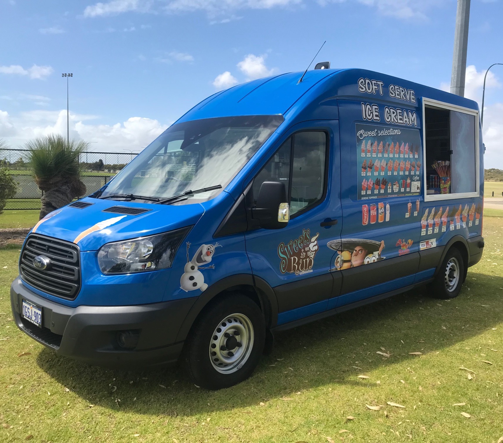 Sweets on The Run Perth Ice Cream Van Facebook ad: Sweets On The Run Perth