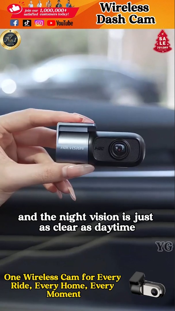 Detchome B Facebook ad: Drive smart, record clearer.