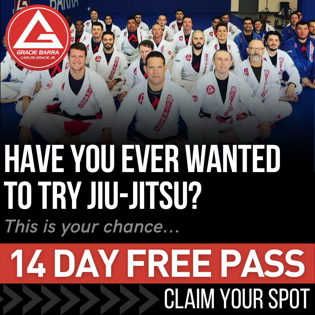 Gracie Barra Arizona Brazilian Jiu Jitsu & Self Defense Facebook ad: FREE 14 Day Pass