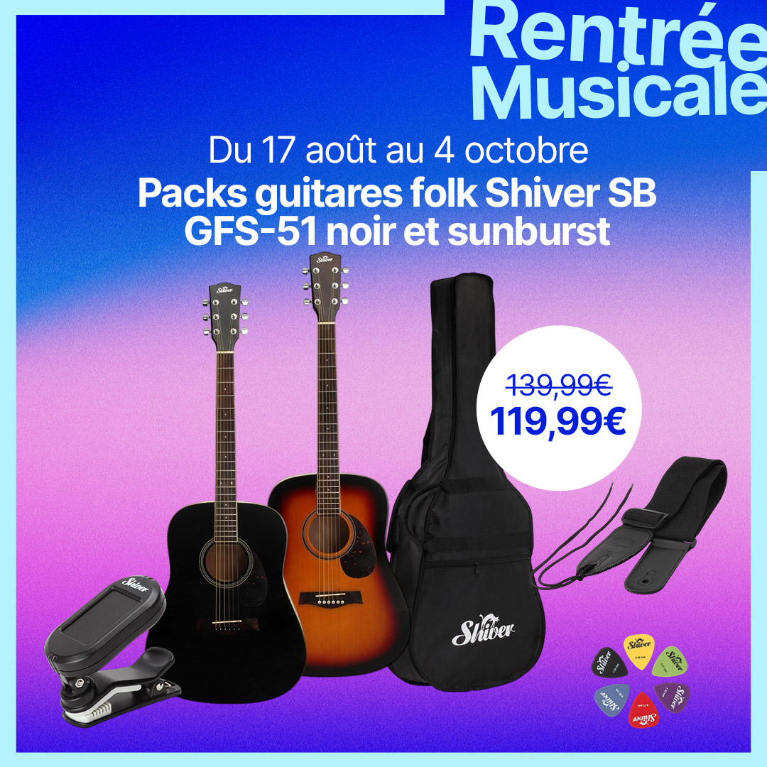 Cultura Facebook ad: -20€ sur le pack guitare classique