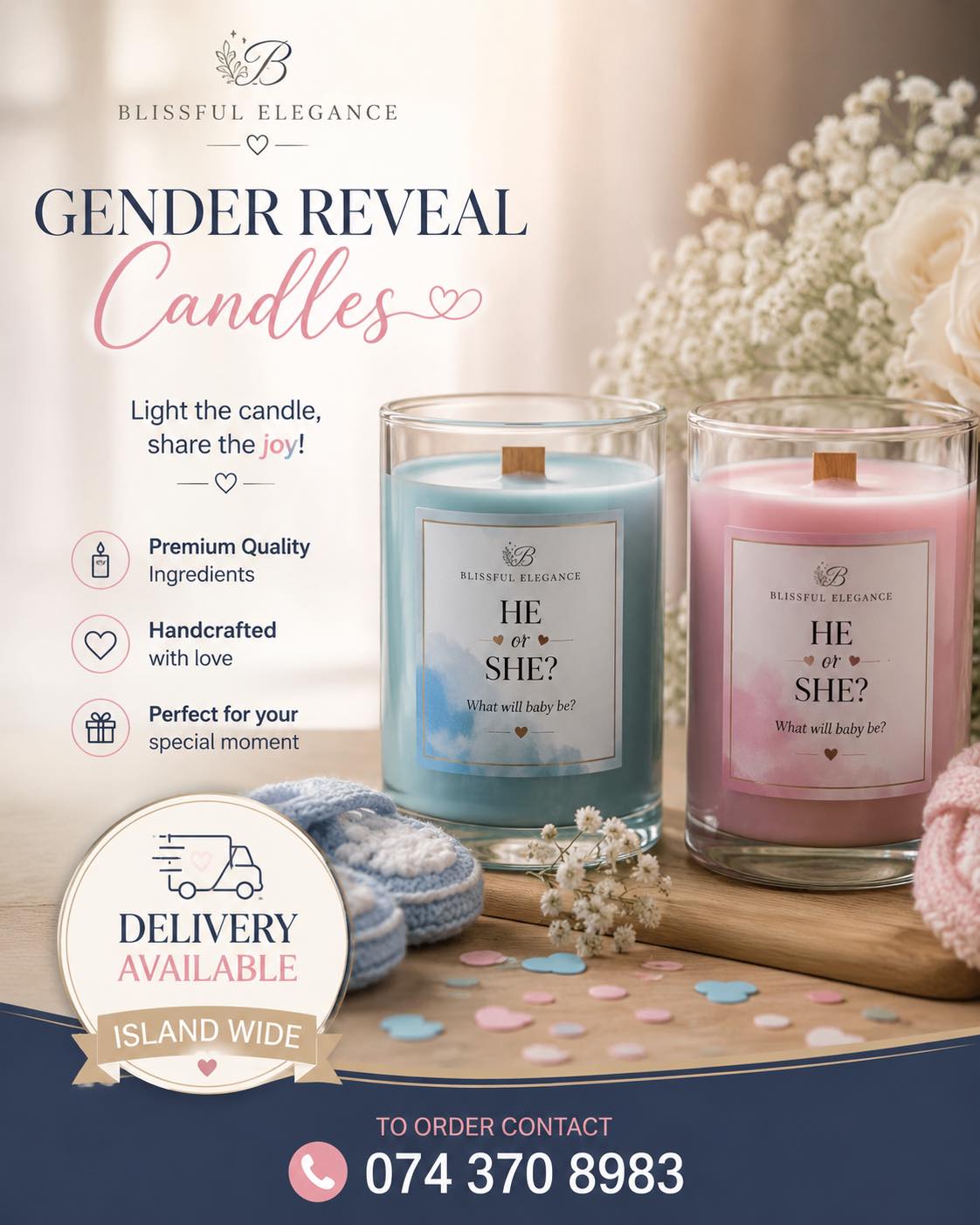 Blissful Elegance Facebook ad