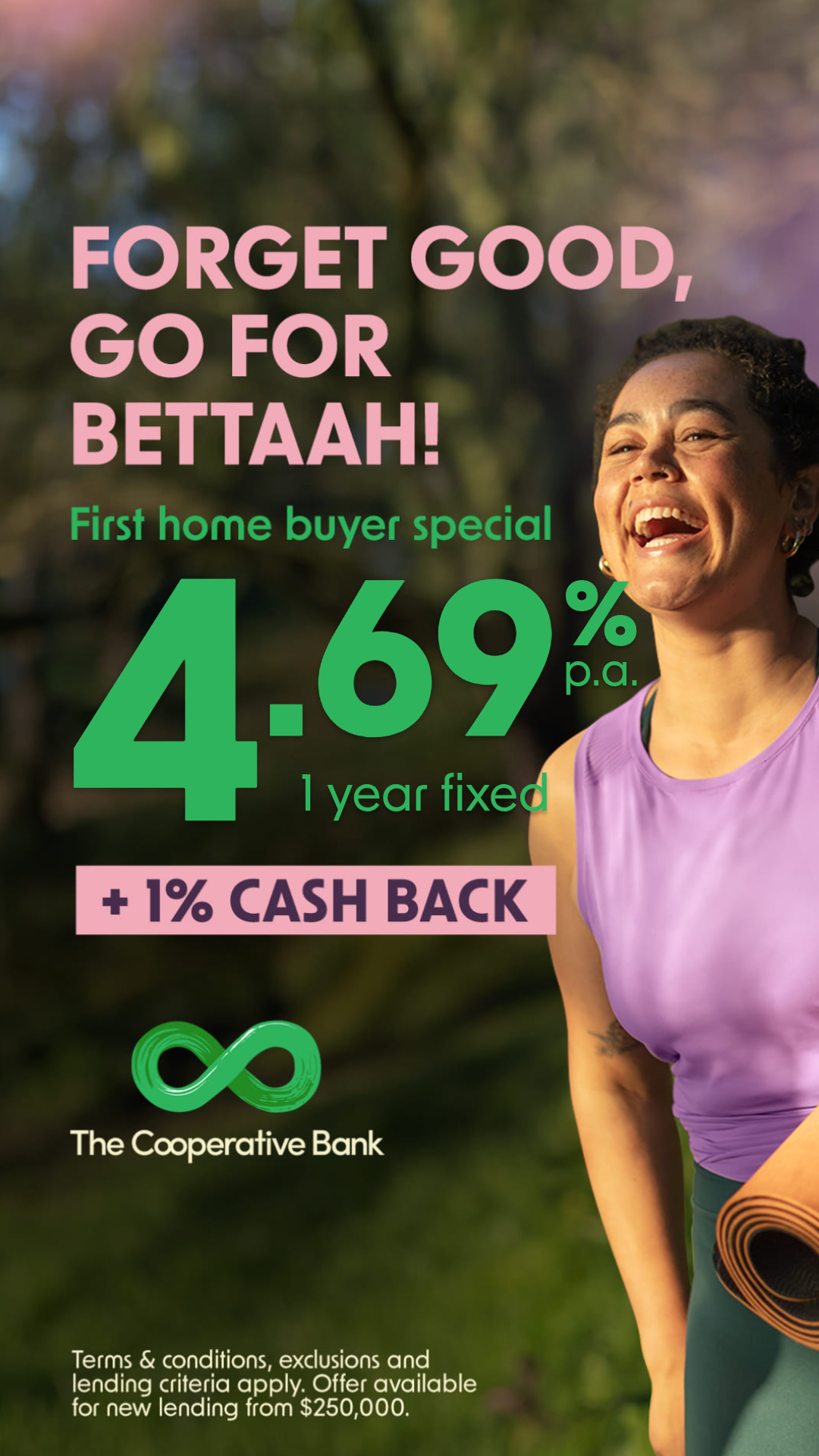 The Co-operative Bank NZ Facebook ad