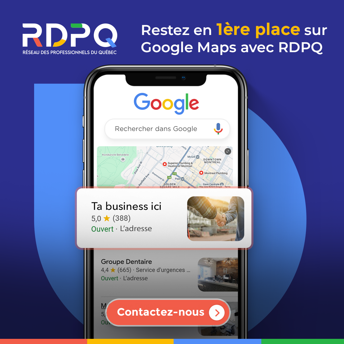 Réseau des Professionnels du Québec - RDPQ Facebook ad