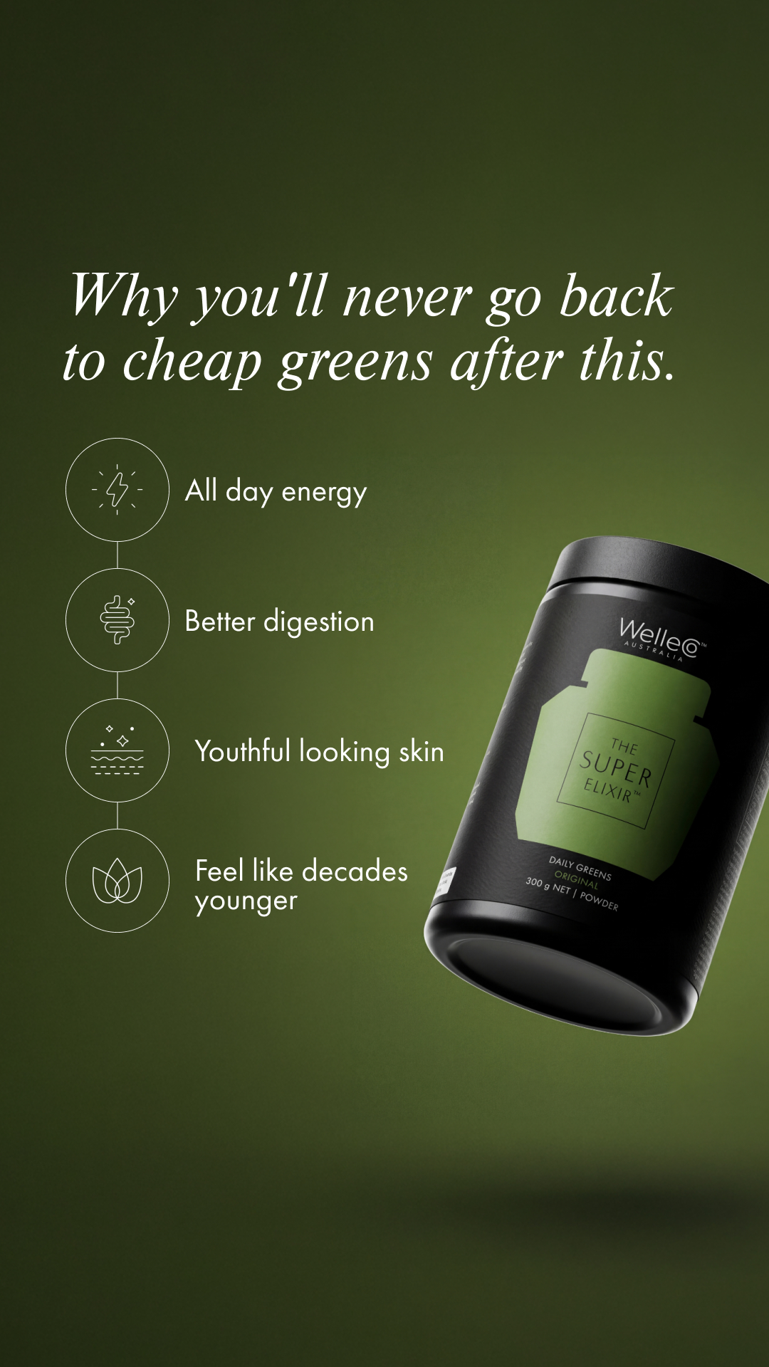 WelleCo Facebook ad