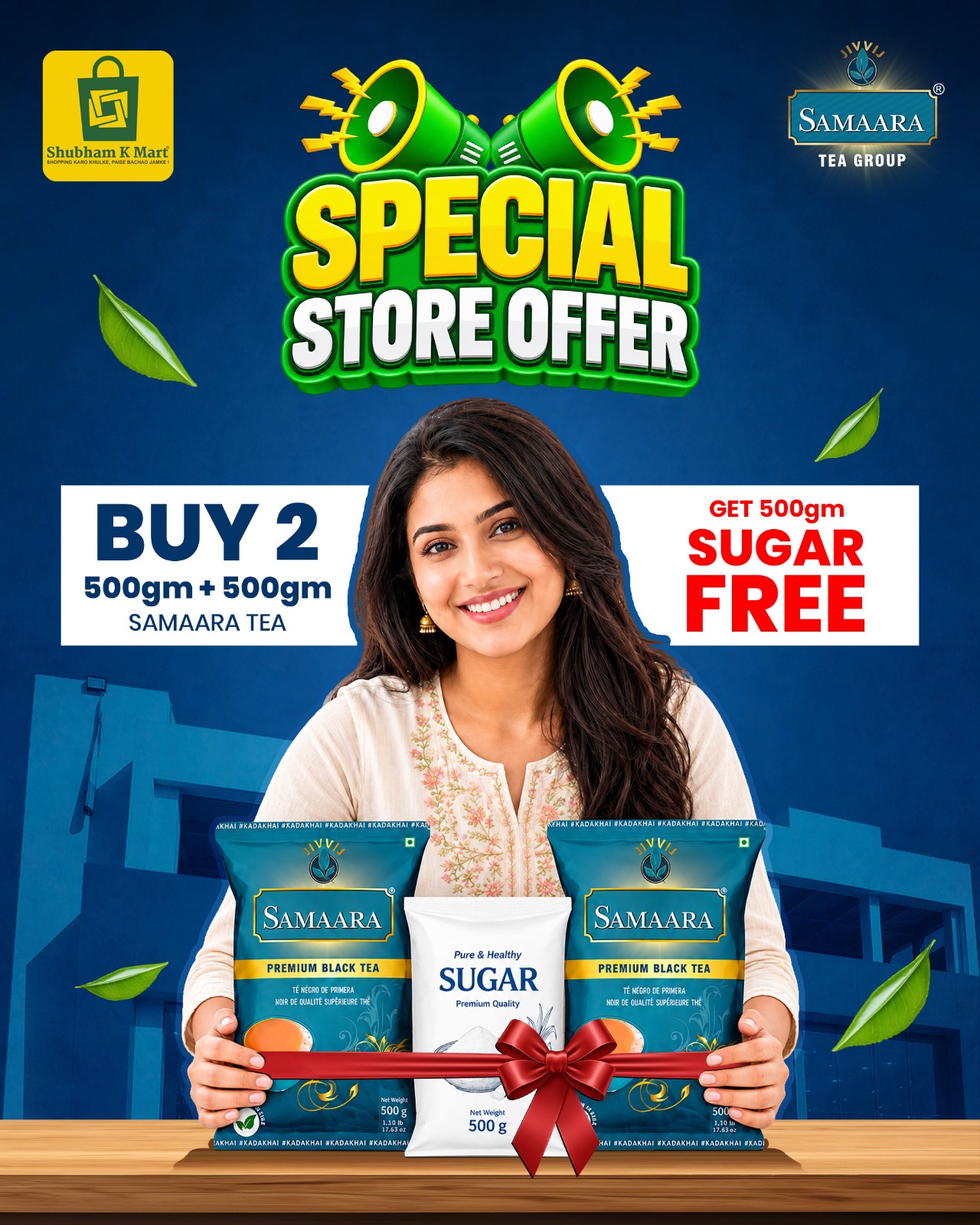 Samaara Tea Facebook ad: Double the tea, sweeter the deal!