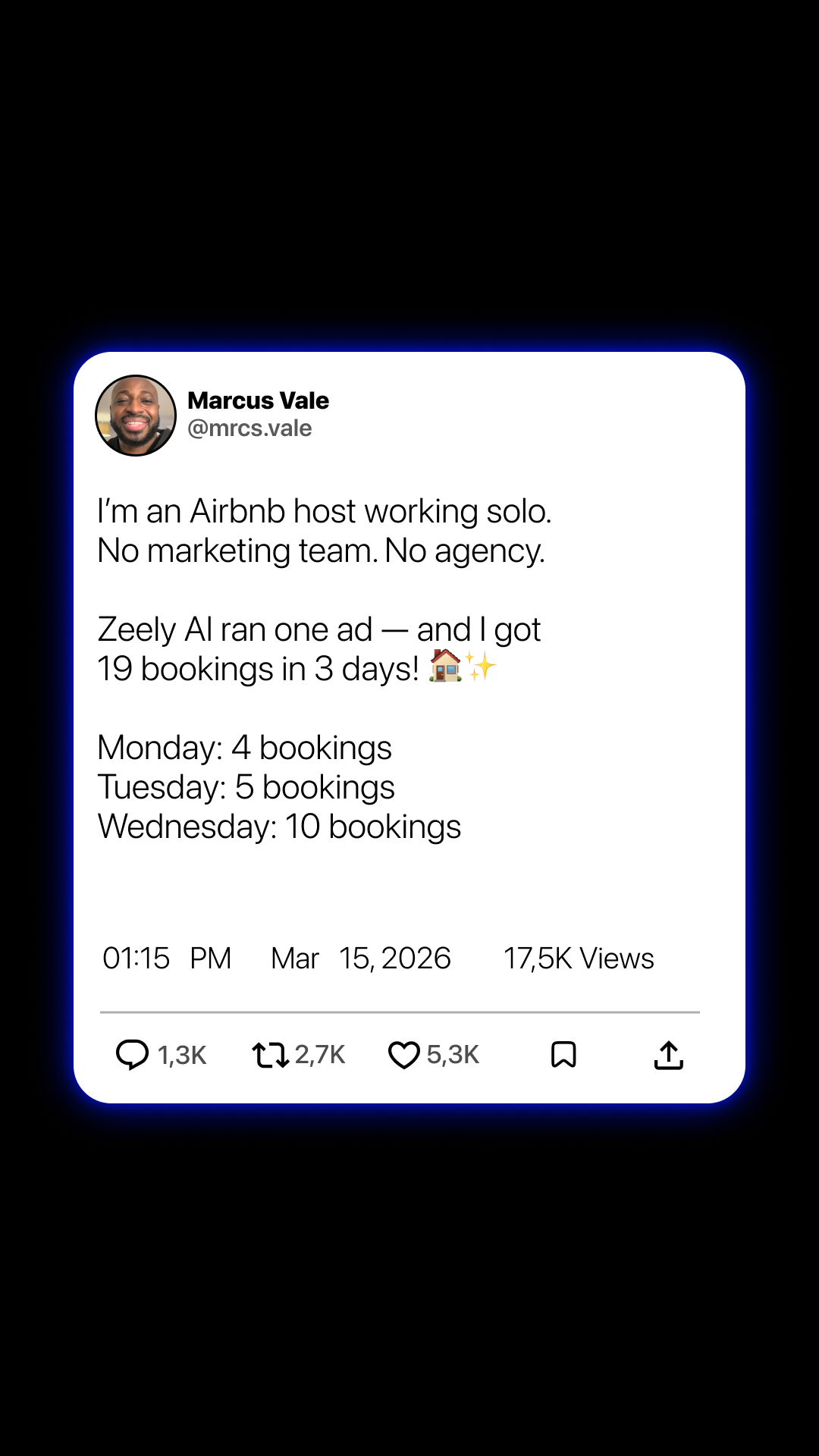 Zeely Facebook ad