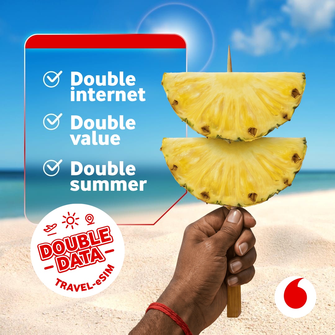 Vodafone Travel eSIM Facebook ad