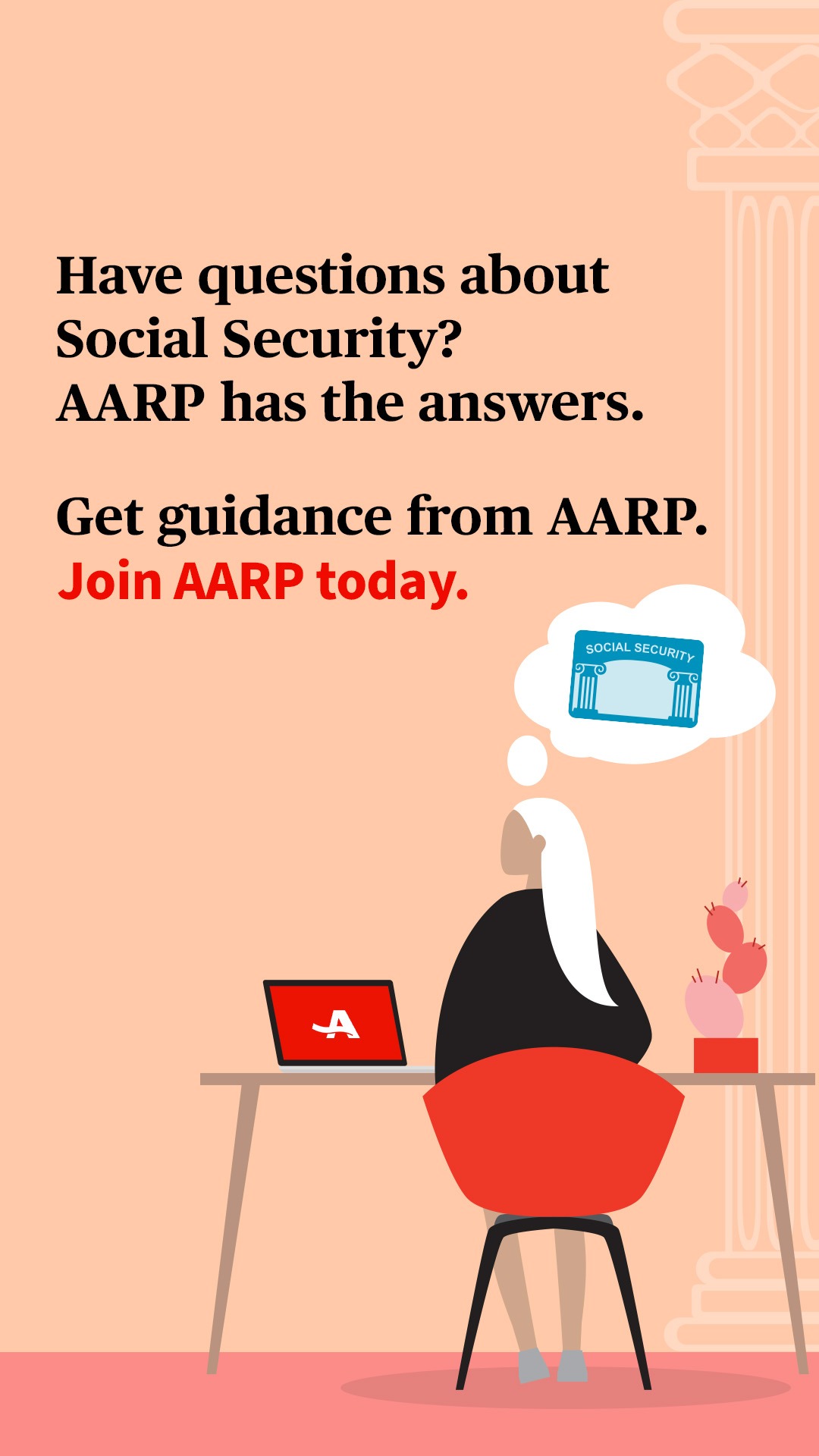 AARP Facebook ad