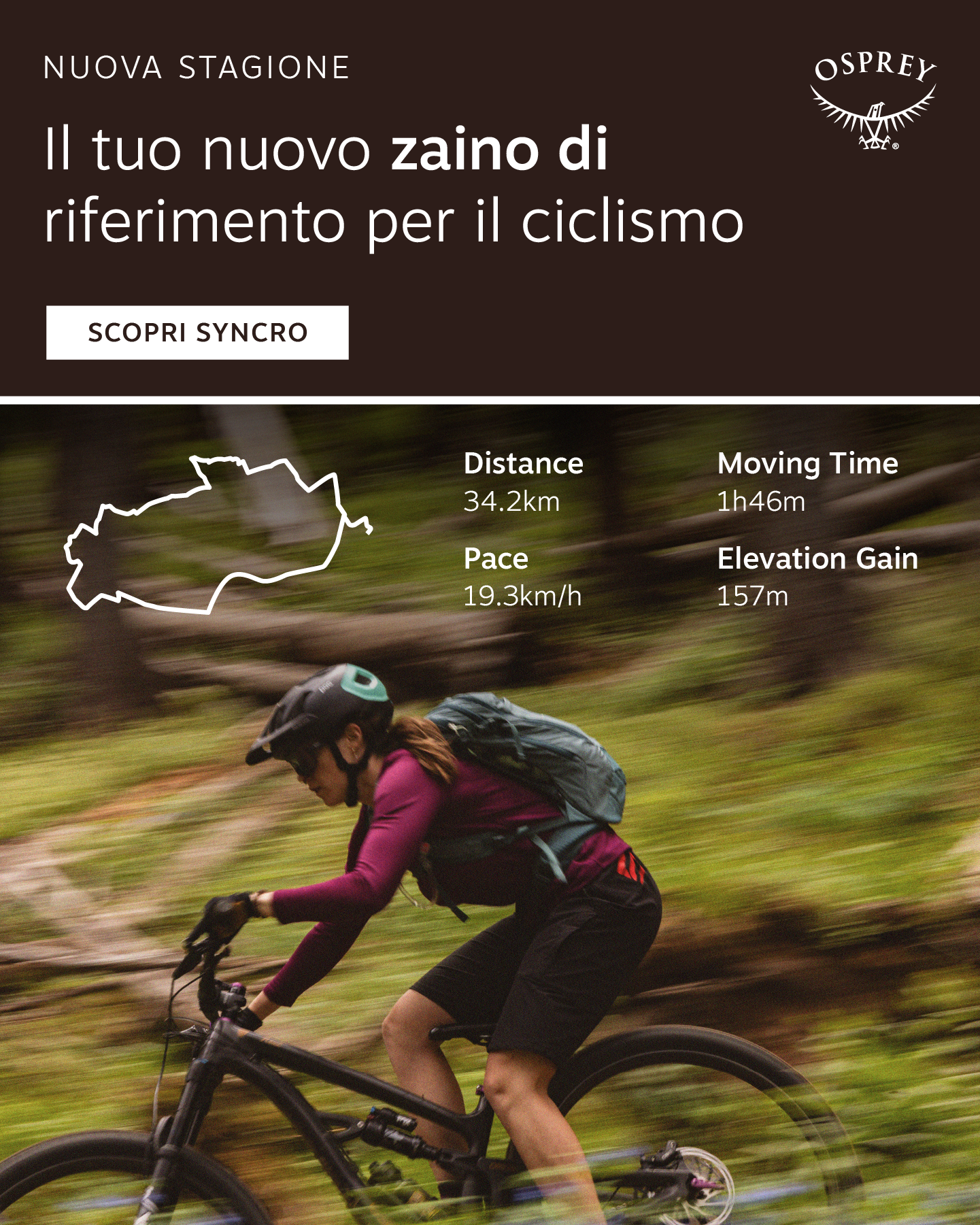 Osprey Europe Facebook ad