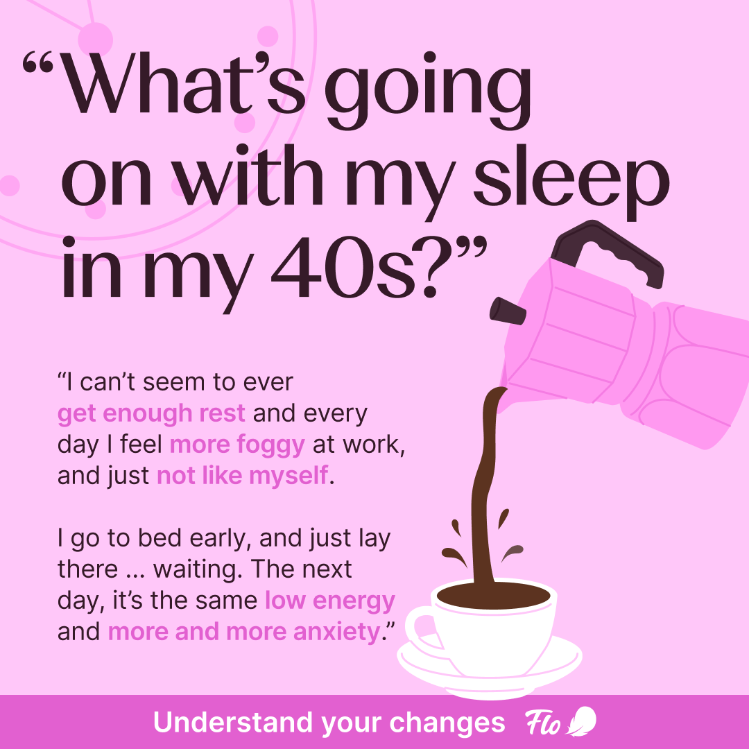 Flo Health App Facebook ad: Try Flo and never look back