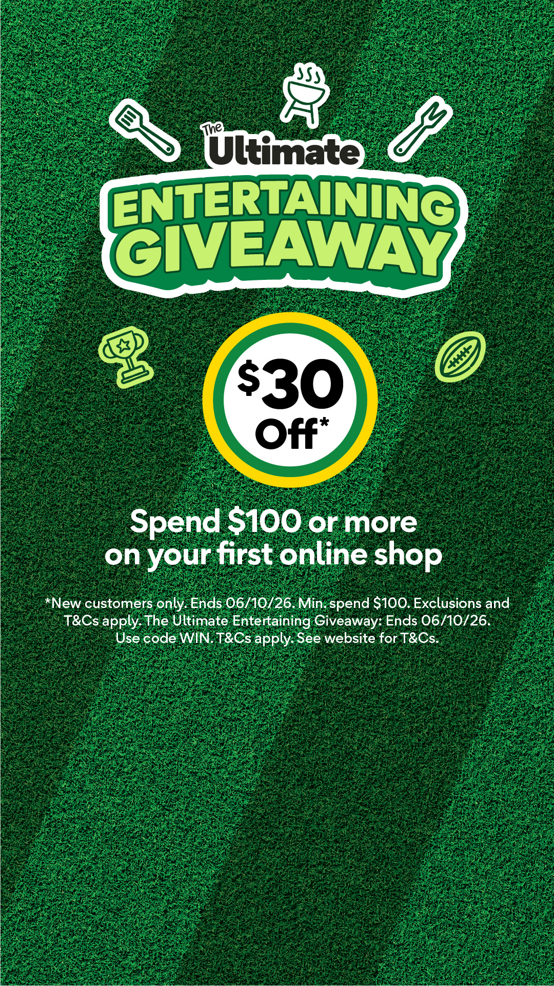 Woolworths Facebook ad: New to online shopping?