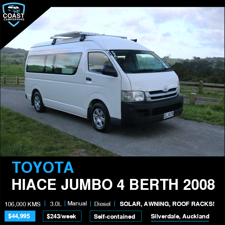 Coast Campervans Facebook ad: Your Next Adventure Starts Now!