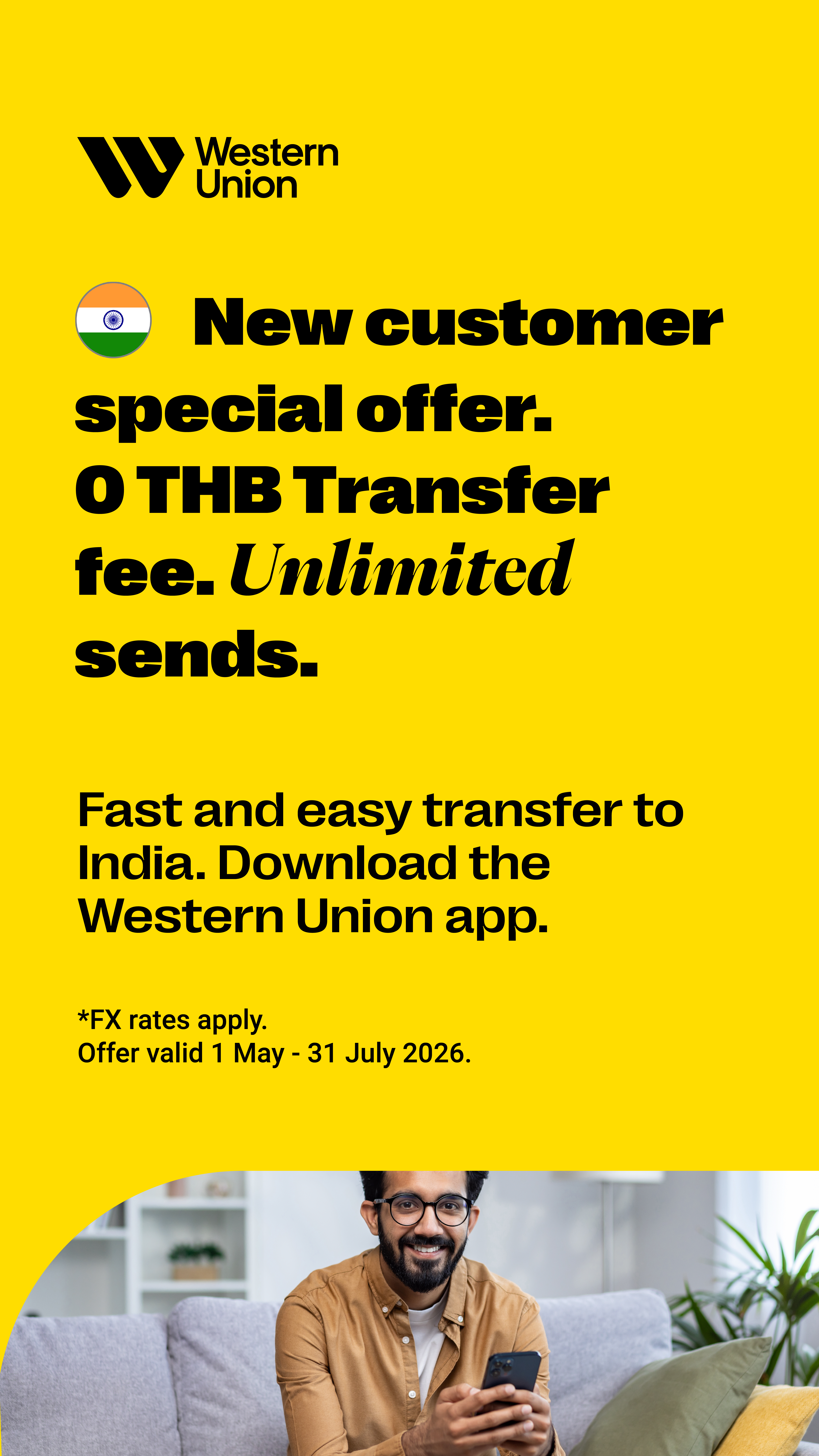 Western Union Facebook ad