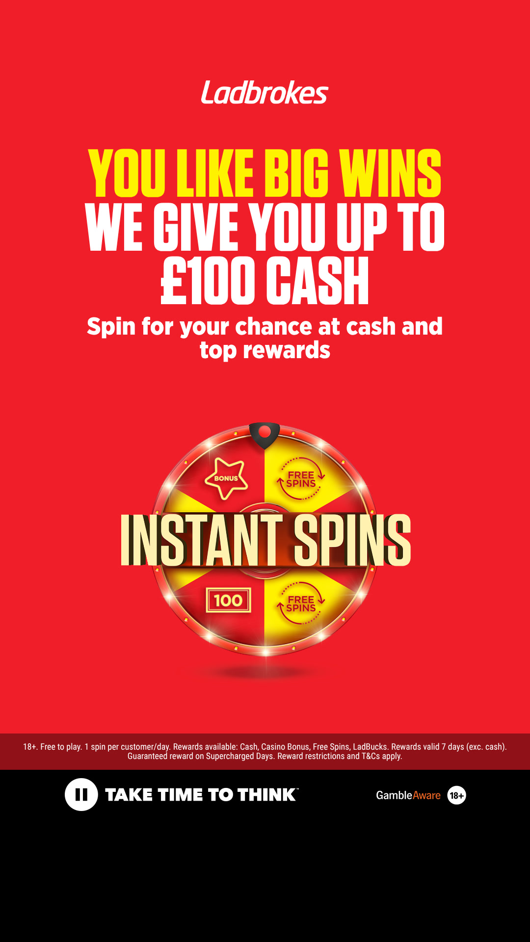 Ladbrokes Facebook ad