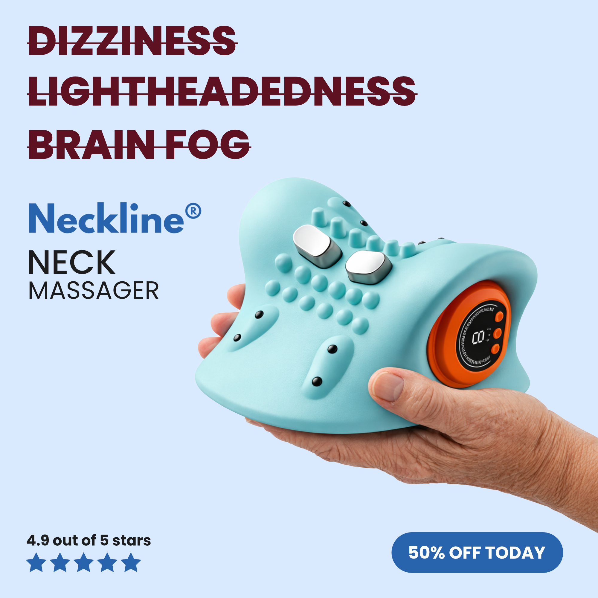 Neck Relief Insider Facebook ad: Finally get relief