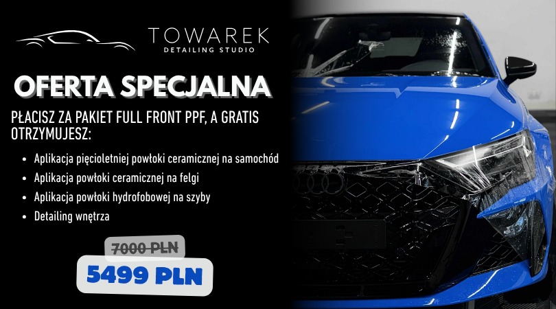 Towarek Detailing Studio Facebook ad from Oct 28, 2025