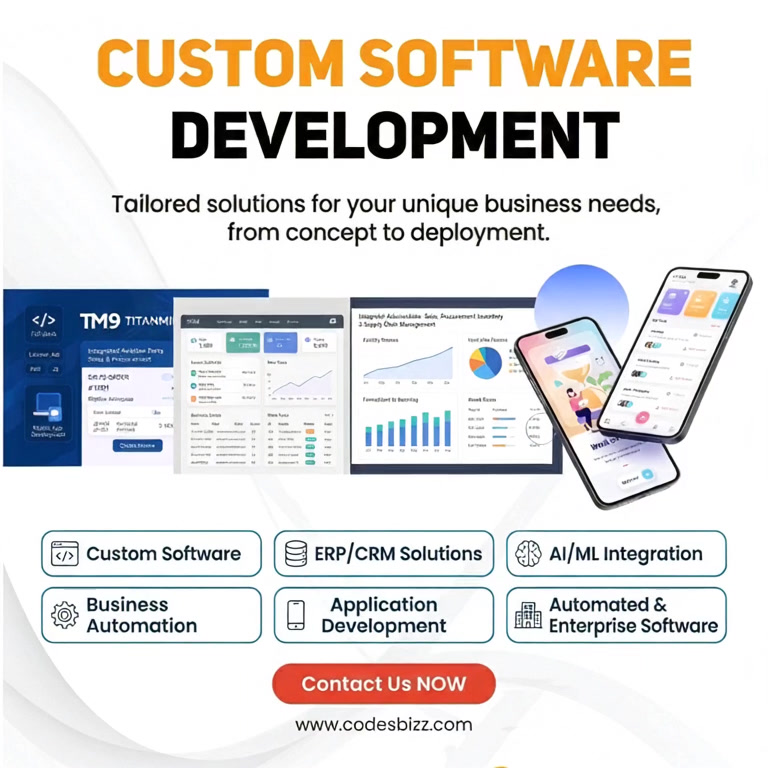 Codesbizz Facebook ad: Build Your Custom Tech Solutions