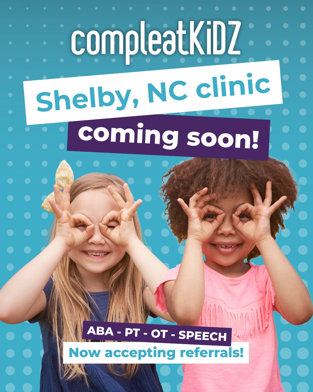 Compleat Kidz - Pediatric Therapy Facebook ad: Shelby - Compleat Kidz
