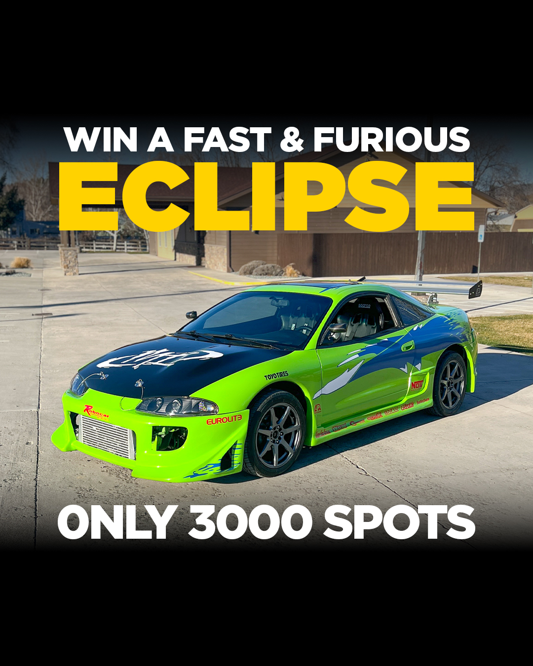 ZeroSixty Fantasy Car Giveaway Facebook ad