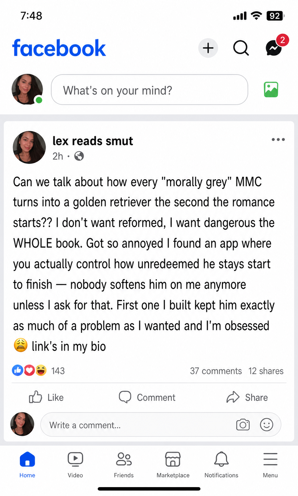 Love & Spice Facebook ad