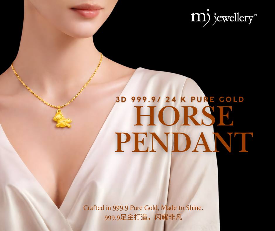 MJ Jewellery Facebook ad: MJ Jewellery 999.9 吊坠
