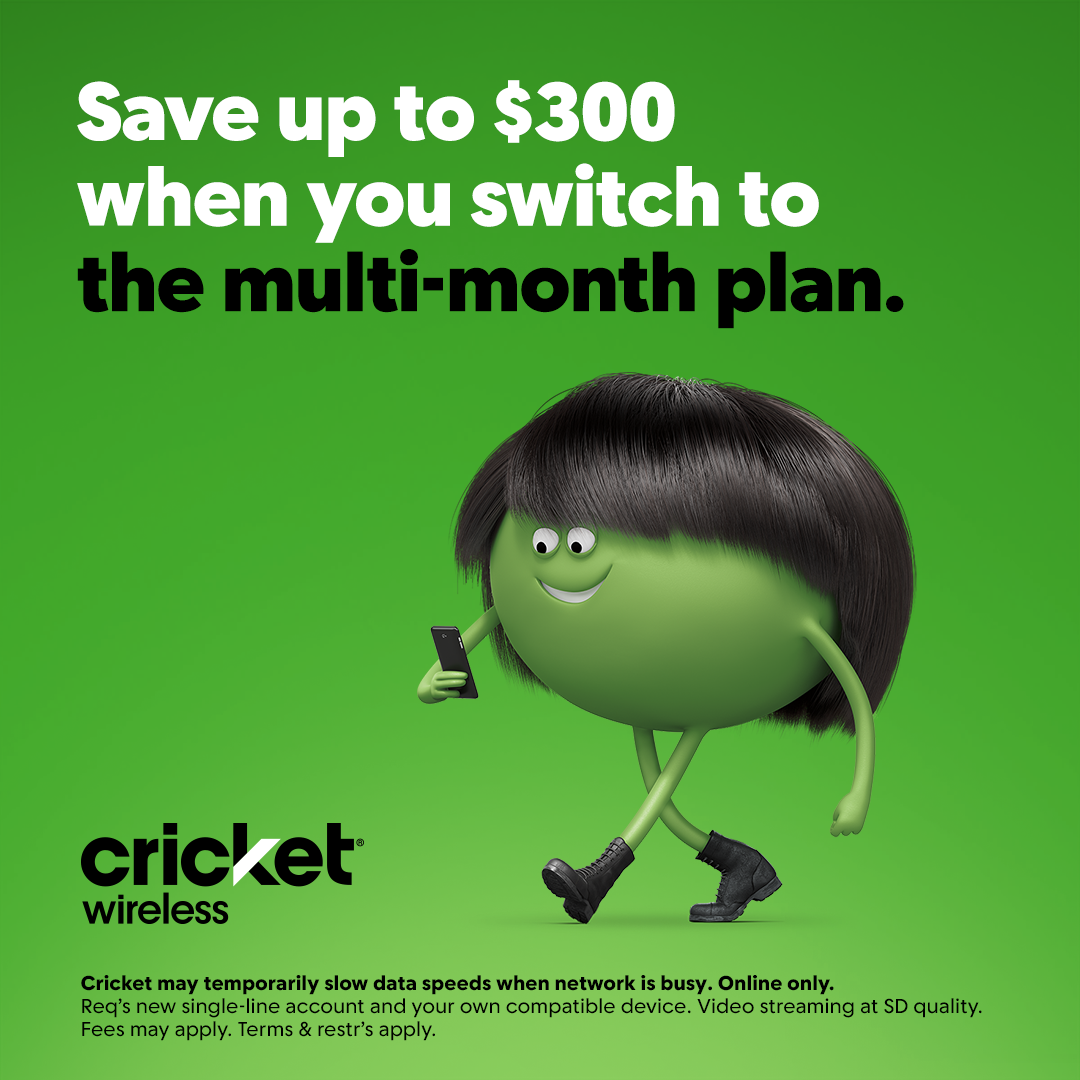 Cricket Wireless Facebook ad