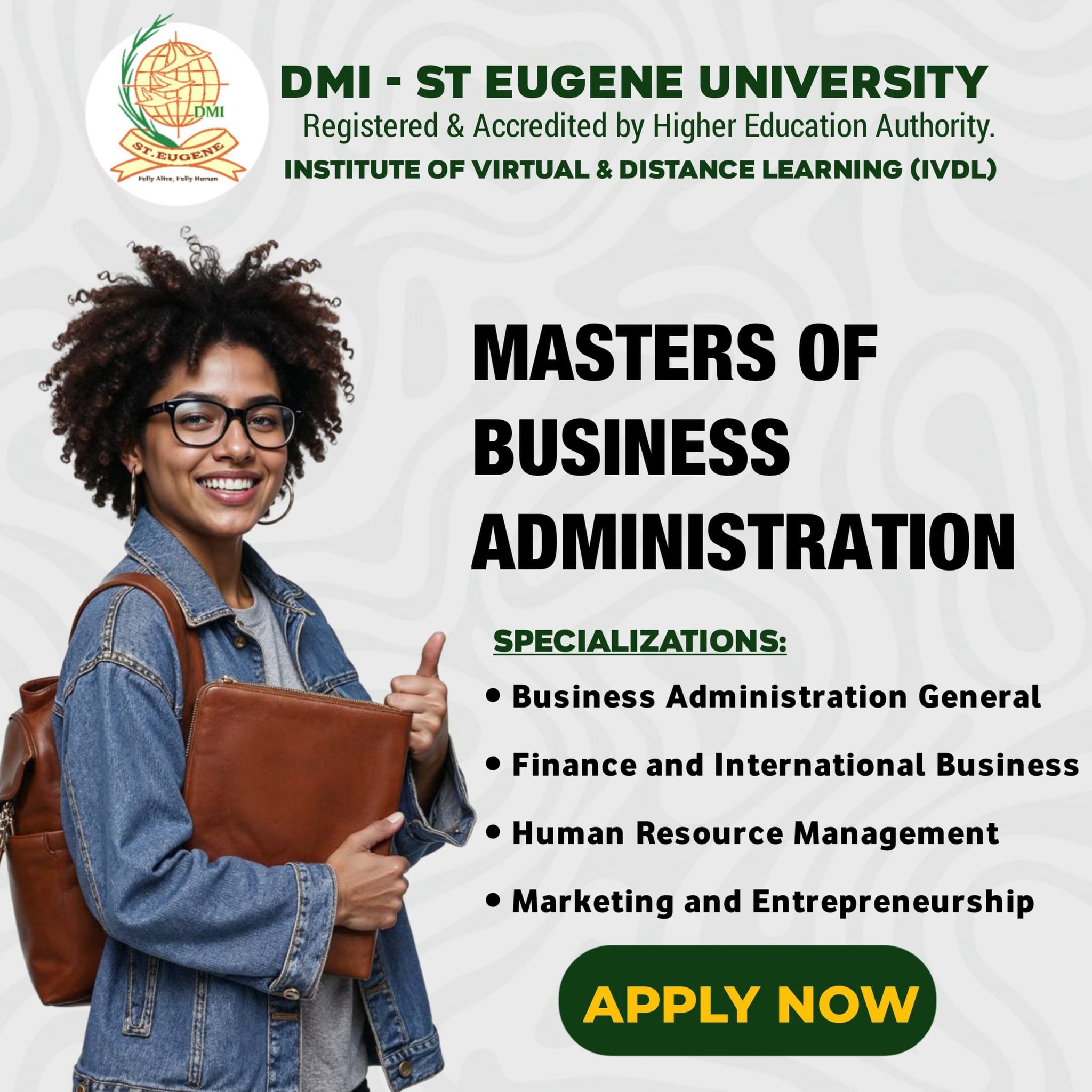 DMI St. Eugene University Enrolments Facebook ad