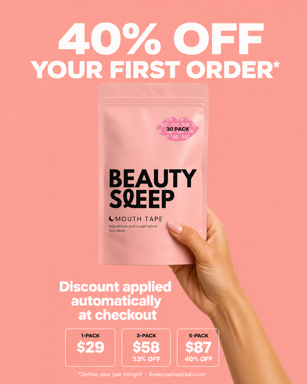 Beauty Sleep Facebook ad